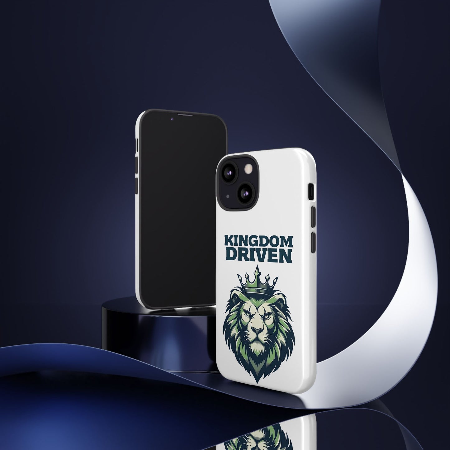 Kingdom Driven Phone Case - Lion Crown Design for iPhone 12 to iPhone 16