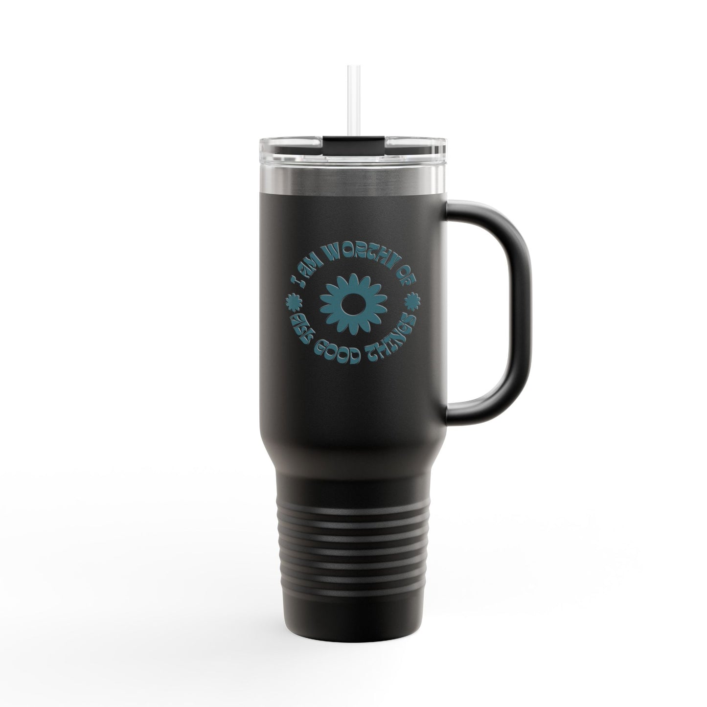 Worthy Insulated Travel Mug – 40oz Stainless Steel, Leak-Proof & Double-Wall Insulated