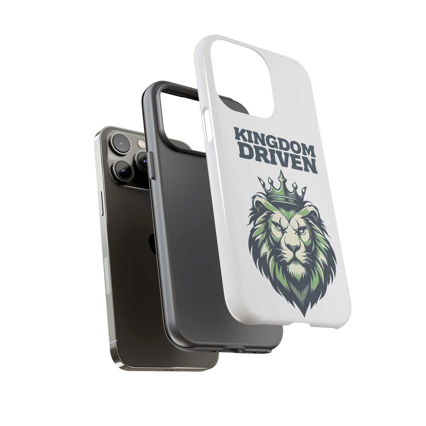 Kingdom Driven Phone Case - Lion Crown Design for iPhone 12 to iPhone 16
