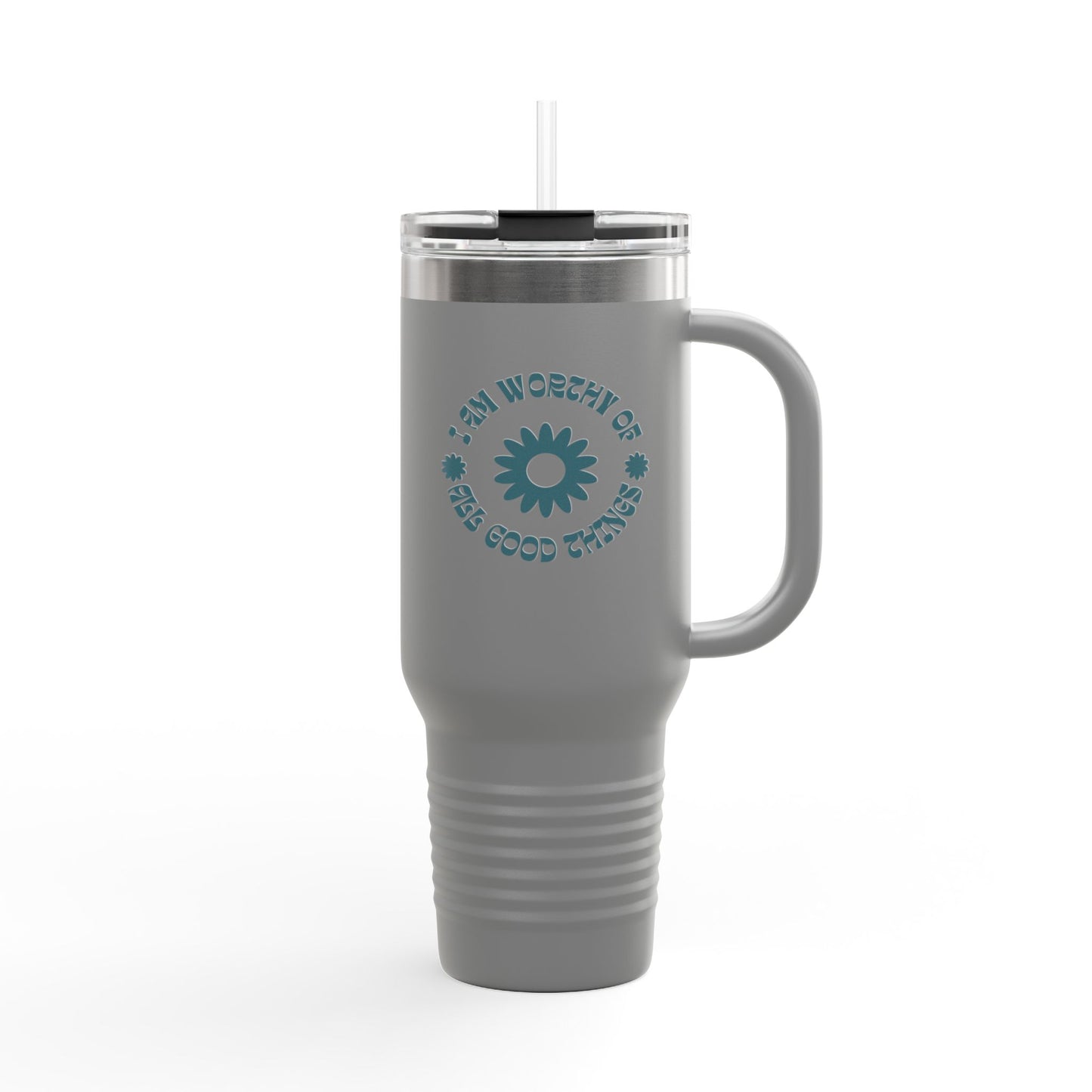 Worthy Insulated Travel Mug – 40oz Stainless Steel, Leak-Proof & Double-Wall Insulated