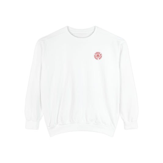 Greatness (Red) Unisex Heavyweight Sweatshirt , Soft, Warm & Durable for Everyday Comfort