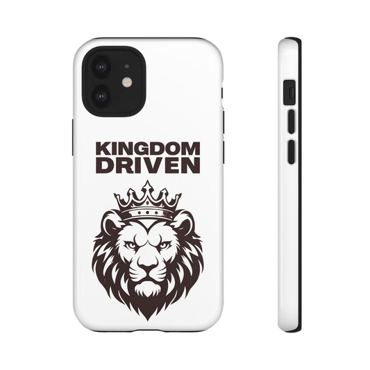 Kingdom Driven Phone Case - Lion Crown Design for iPhone 12 to iPhone 16