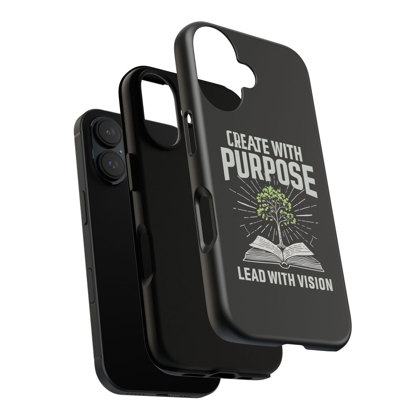 Create with Purpose Phone Case - Inspirational Design for iPhone 12 to iPhone 16