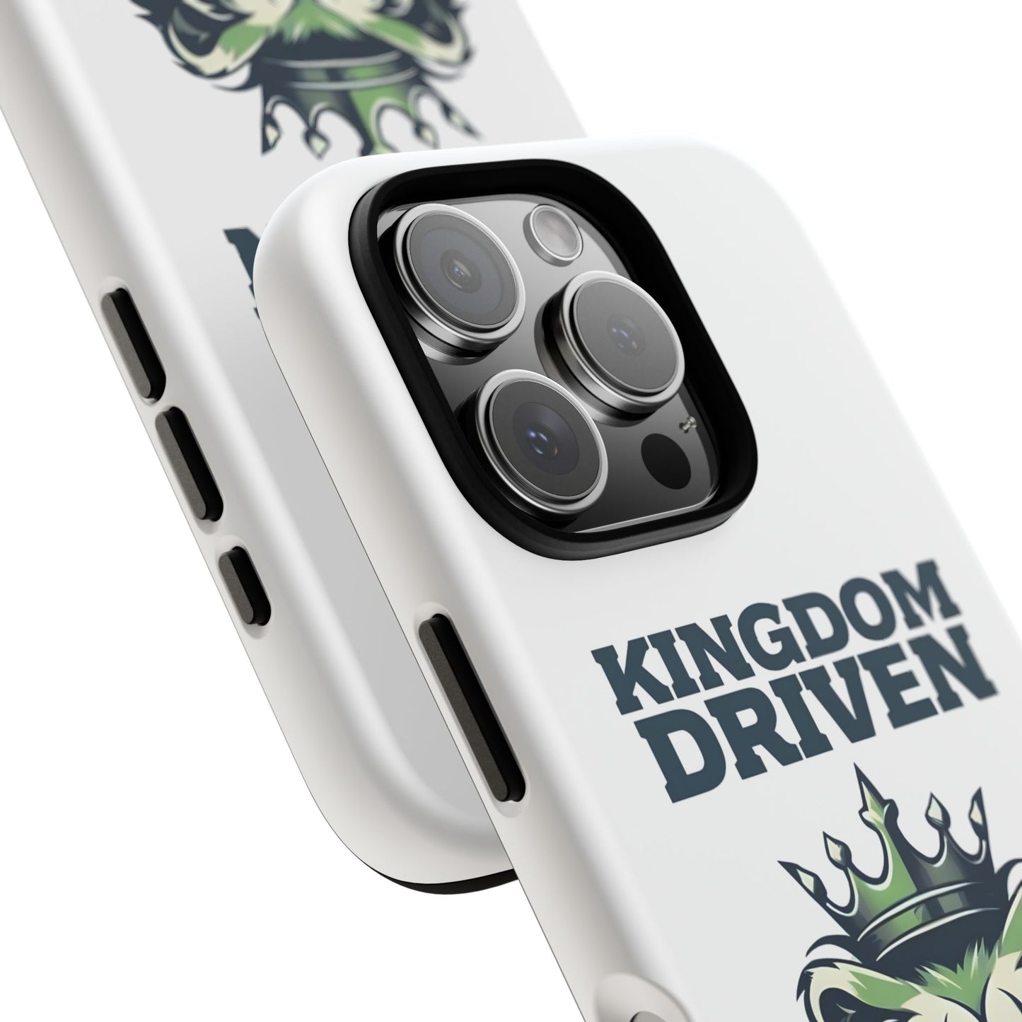 Kingdom Driven Phone Case - Lion Crown Design for iPhone 12 to iPhone 16