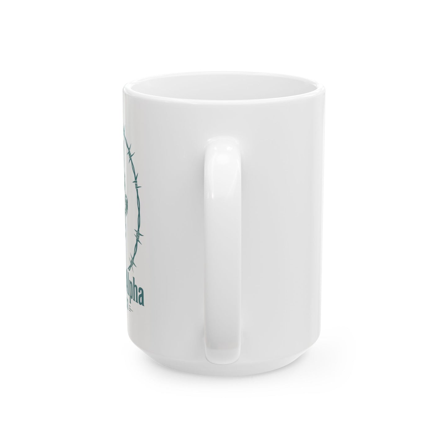 Ceramic Coffee Mug, GVA Wolf (TOW) | Gift for Coffee Lovers,  Office Decor,