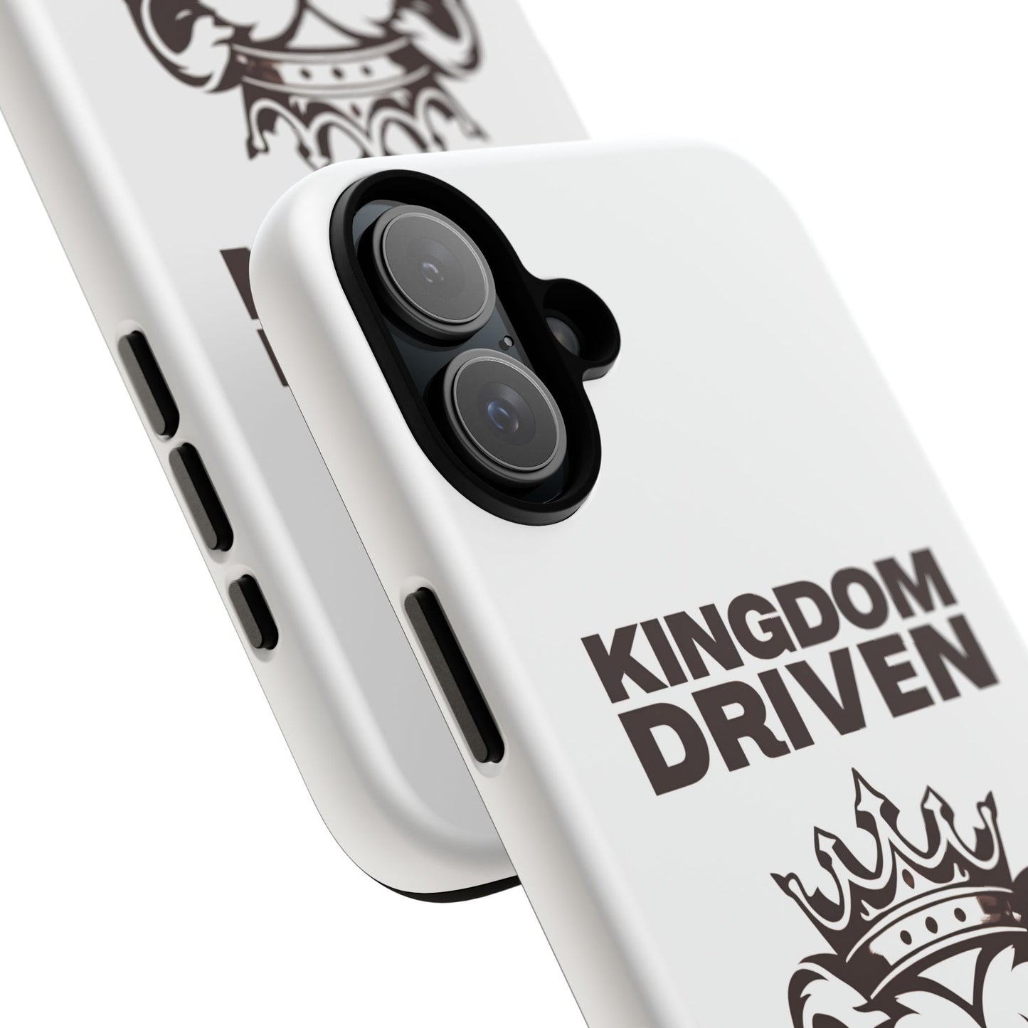 Kingdom Driven Phone Case - Lion Crown Design for iPhone 12 to iPhone 16