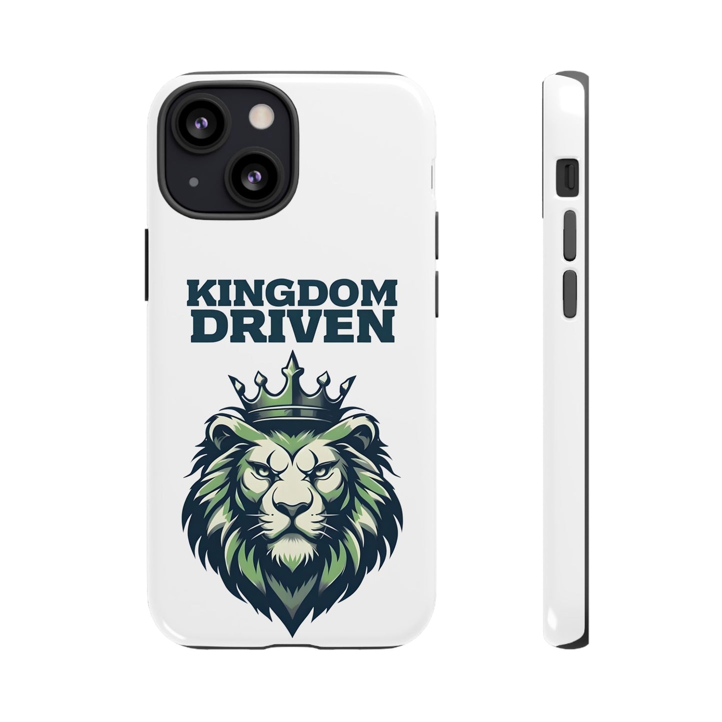 Kingdom Driven Phone Case - Lion Crown Design for iPhone 12 to iPhone 16