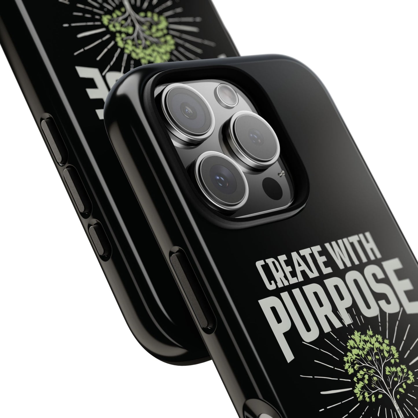 Create with Purpose Phone Case - Inspirational Design for iPhone 12 to iPhone 16