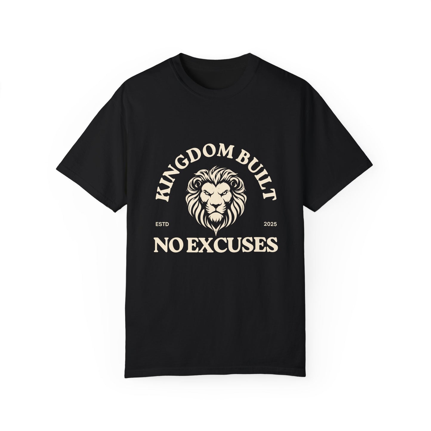 Kingdom Built Unisex Garment-Dyed T-Shirt – Soft, Durable & Comfortable Everyday Wear
