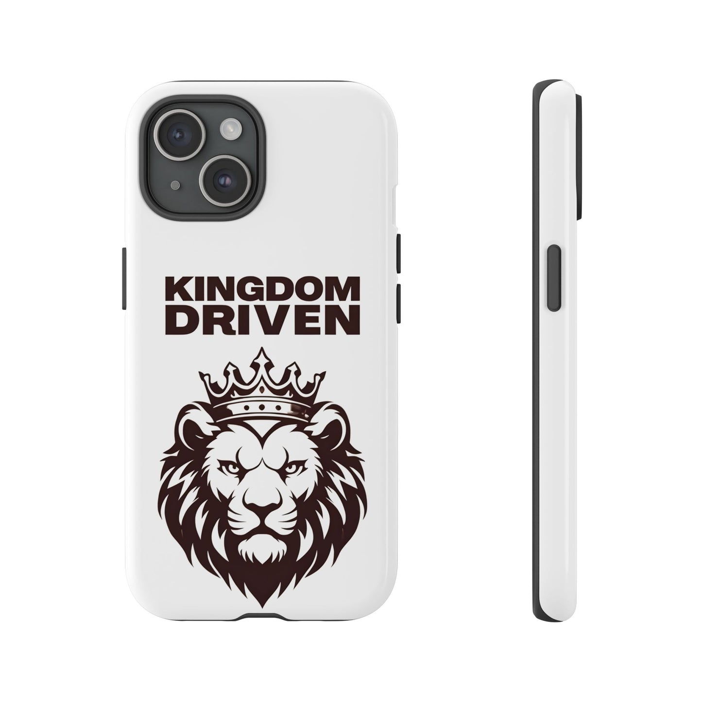 Kingdom Driven Phone Case - Lion Crown Design for iPhone 12 to iPhone 16