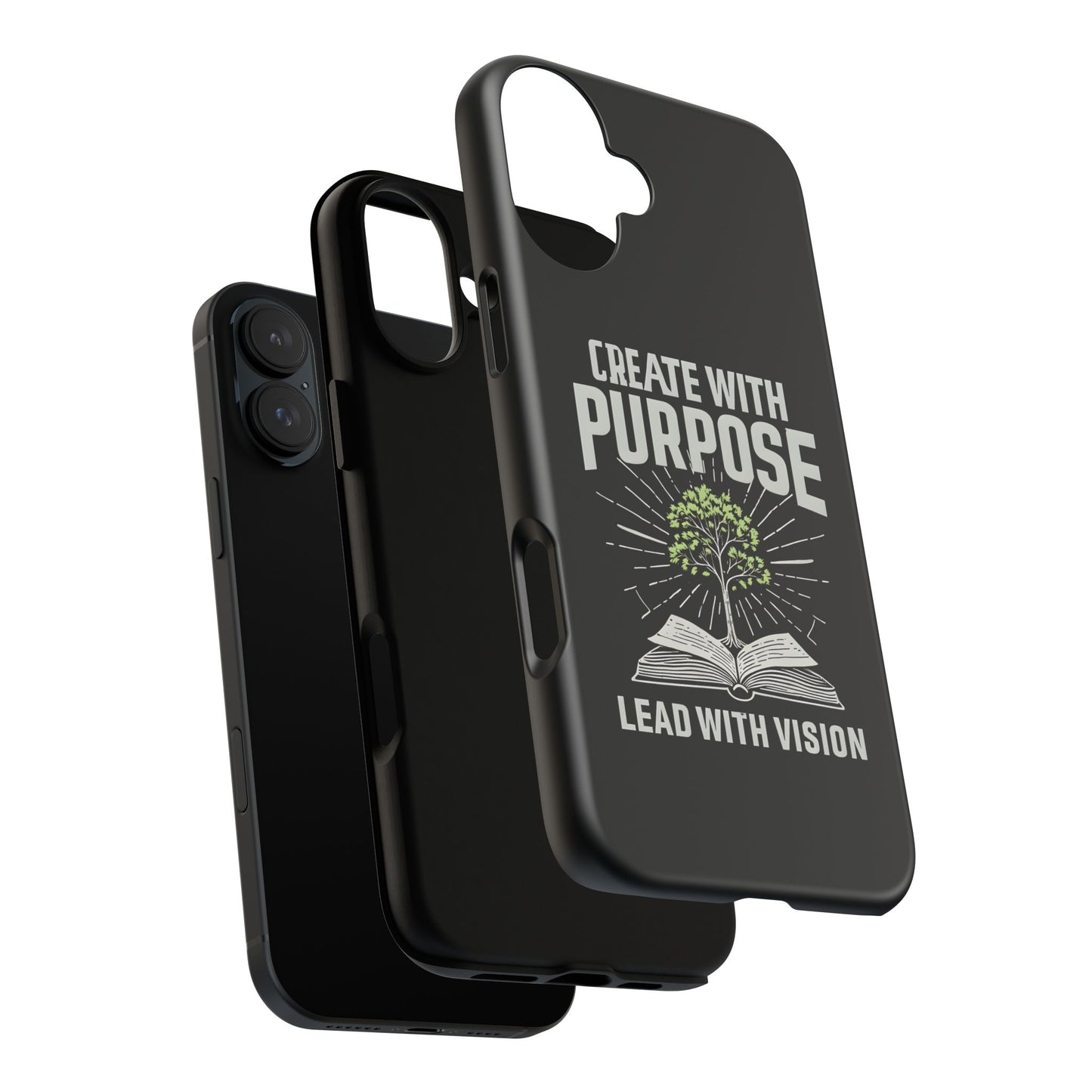 Create with Purpose Phone Case - Inspirational Design for iPhone 12 to iPhone 16
