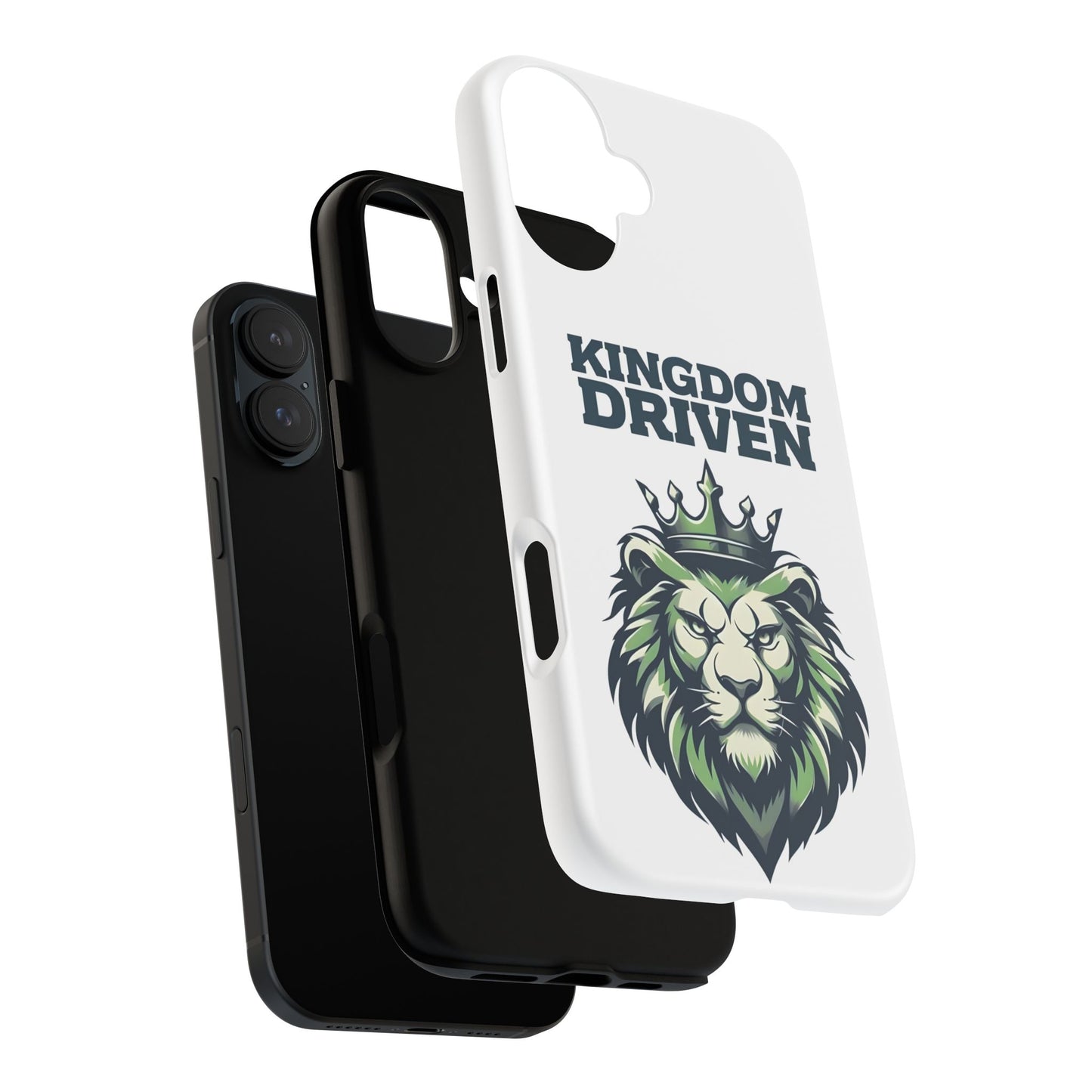 Kingdom Driven Phone Case - Lion Crown Design for iPhone 12 to iPhone 16